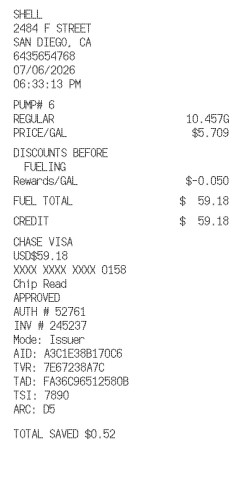 Shell fuel slip